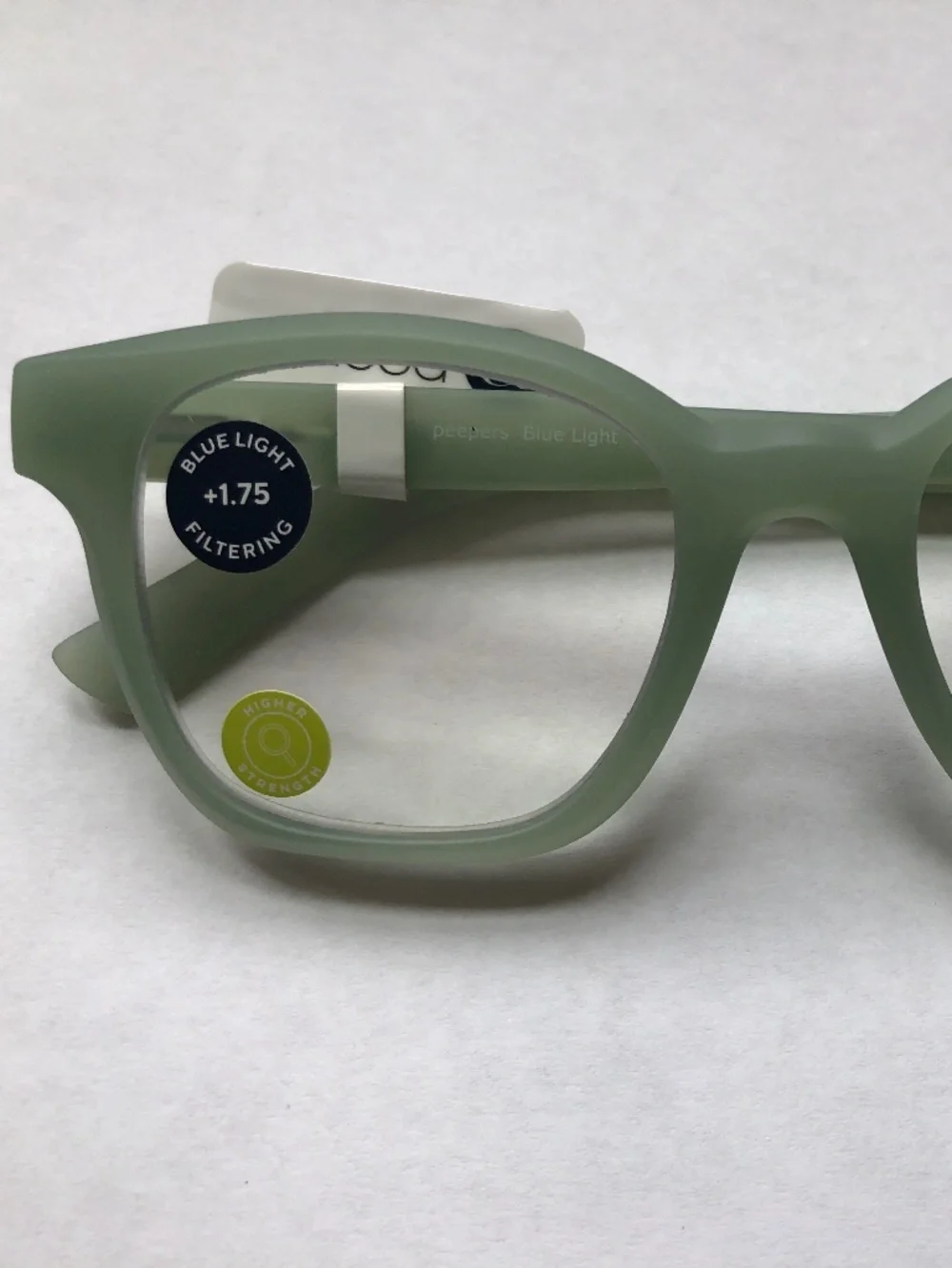 NEW‎ Green Zinnia Peepers Blue Light Filter Glasses +1.75